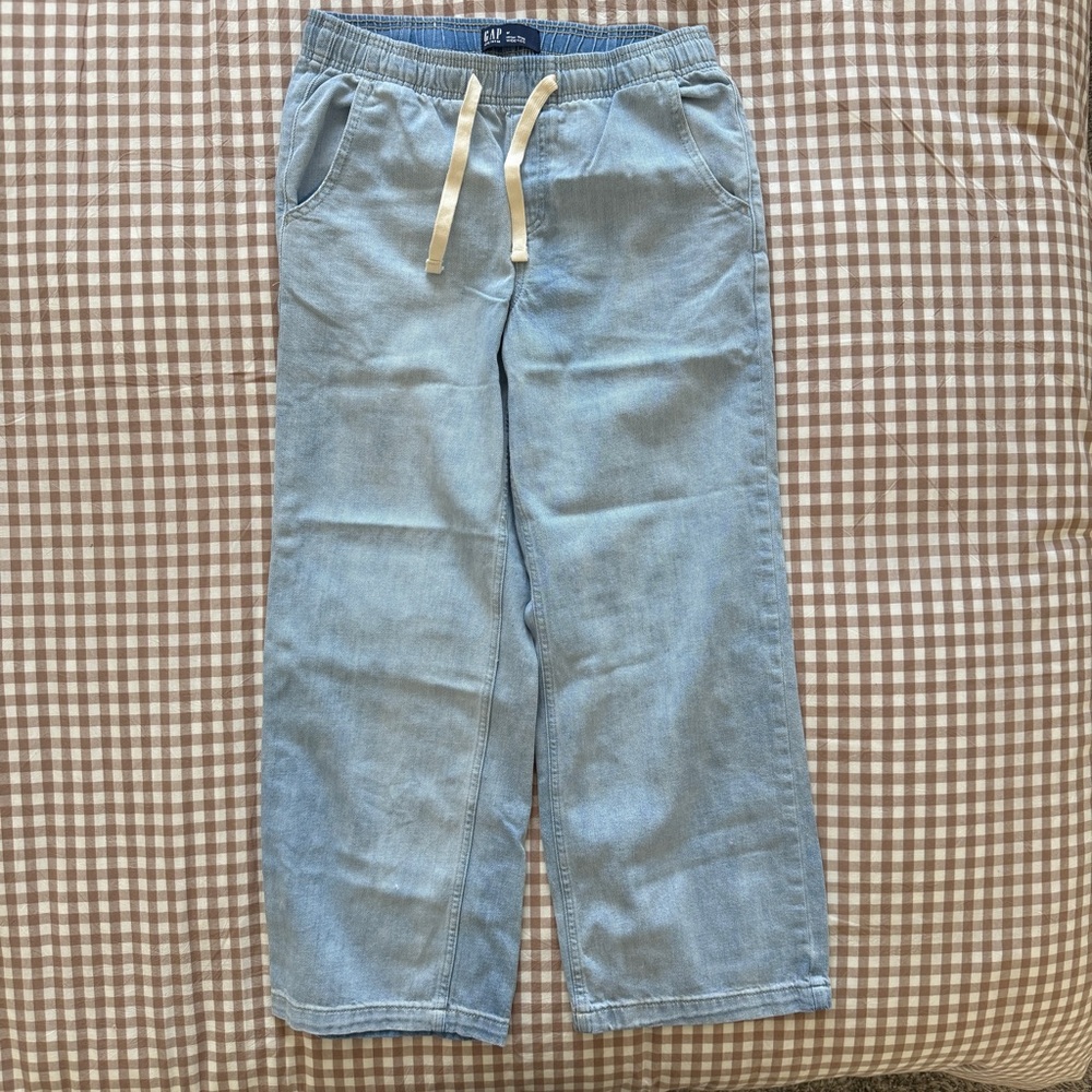 Gap High Rise Wide-Leg Pull-On Jeans